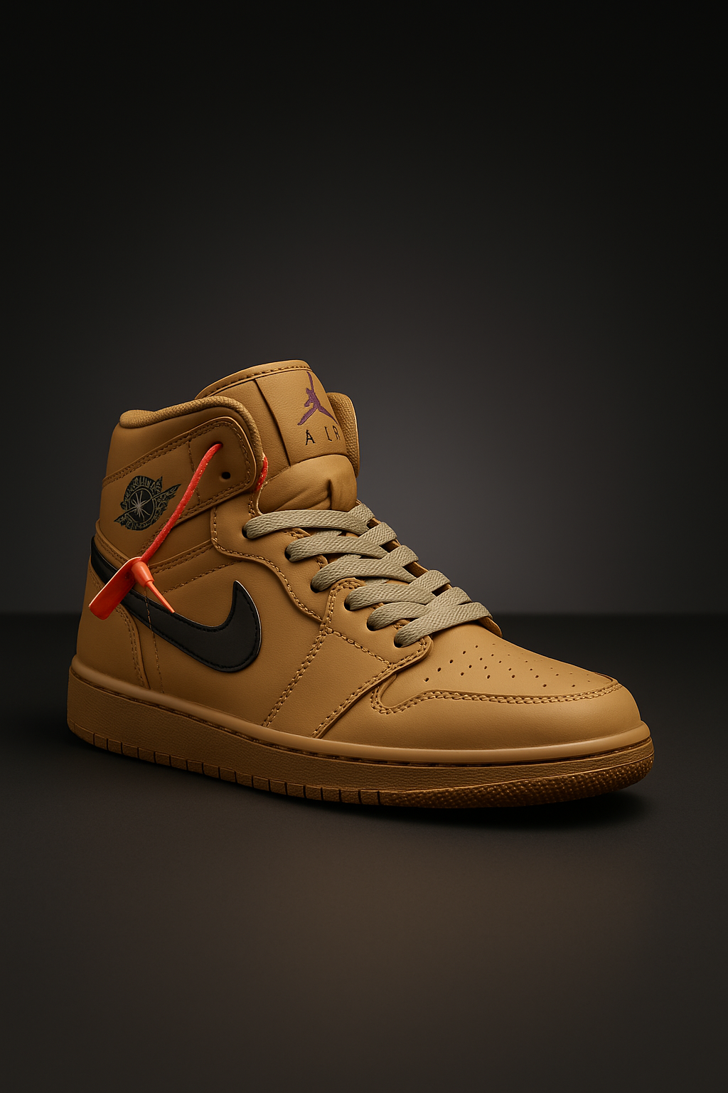 Nike Air Jordan1 Mid (camel Brown)